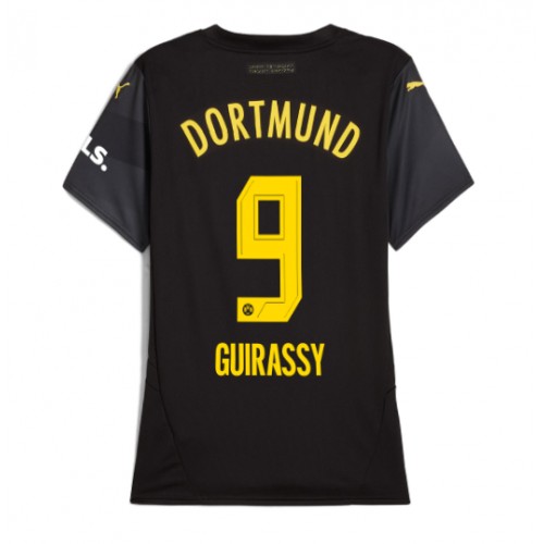 Dres Borussia Dortmund Serhou Guirassy #9 Gostujuci za Žensko 2024-25 Kratak Rukav